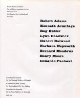 Recent British Sculpture Catalogue