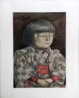 画集　水彩素描　麗子於松　著者岸田劉生　発行所求龍堂 水彩素描 麗子於松 岸田,劉生画集(岸田劉生) / 古本、中古本、古書籍の