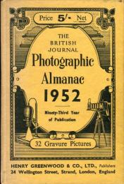 The British Journal Photographic Almanac 1952
