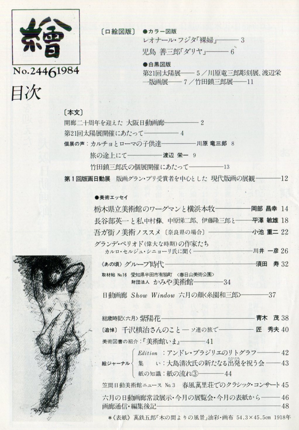 繪 244号 目次画像あり 川原竜三郎 渡辺栄一 岡部昌幸他 ハナ書房 古本 中古本 古書籍の通販は 日本の古本屋 日本の古本屋