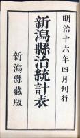 新潟縣治統計表
