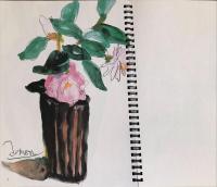 花が逃げる 土門拳の描いた花精