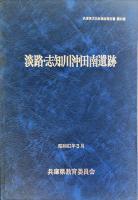 淡路・志知川沖田南遺跡　　兵庫県文化財調査報告書40冊
