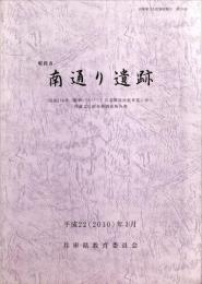 南通り遺跡 : 姫路市 : 国道250号(飾磨バイパス)沿道環境改善事業に伴う埋蔵文化財発掘調査報告書　　兵庫県文化財調査報告 第376冊