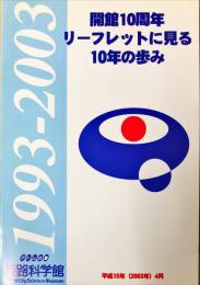 開館１０周年リーフレットに見る１０年の歩み