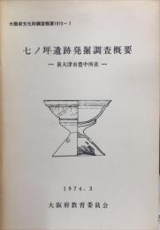 七ノ坪遺跡発掘調査概要 : 泉大津市豊中所在　　
　　大阪府文化財調査概要1973-7