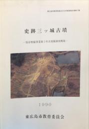 史跡三ツ城古墳 : 保存整備事業第3年次発掘調査概報
　東広島市教育委員会調査報告書17集