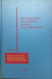 Recognizable patterns of human malformation : genetic, embryologic, and clinical aspects / by David W. Smith with the assistance of Kenneth Lyons Jones.
3rd ed.ition