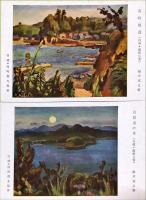 白浜・湯崎六景　絵葉書（袋付）