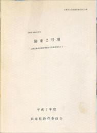 飾東2号墳
(兵庫県文化財調査報告 ; 第152冊. 山陽自動車道関係埋蔵文化財調査報告 ; 第20冊)