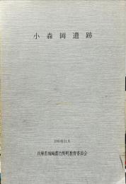 小森岡遺跡 ＜竹野町文化財調査報告書 第8集＞