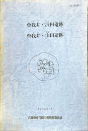 曽我井・沢田遺跡, 曽我井・山田遺跡　　中町文化財報告11