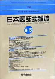 日本医師会雑誌 132(4)　2004年8月15日
	The Journal of the Japan Medical Association