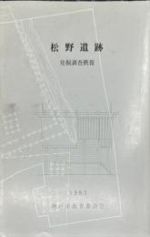 松野遺跡　発掘調査概報