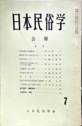 日本民俗学会報　第7号　
Bulletin of the Folklore Society of Japan 
NIHON-MINZOKUGAKU