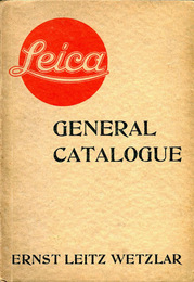 ＬＥＩＣＡ　GENERAL　CATALOGUE＜１９３３年１０月版＞