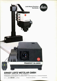 （英）Leica　HANDBOOK OF THE LEICA SYSTEM　１９８１年４月版