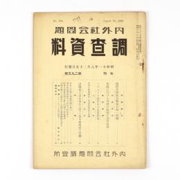 内外社会問題調査資料　295号