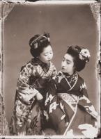 京都三大祭り・女性写真ガラス乾板　36枚