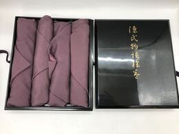 国宝源氏物語絵巻　原寸巻子本　完全原色　全4巻揃　解説付