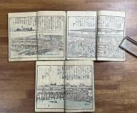 浪華の賑ひ　初編から三編まで揃い　3冊