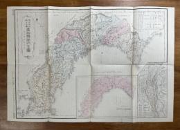高知県管内全図　改正新市町村名（大日本管轄分地図）