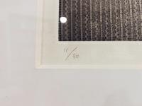 武田史子銅版画作品：3つのアネモネ　Three anemones