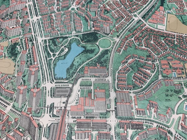 千里ニュータウン絵図 PICTURE of SENRI NEW TOWN 1970-1975 by