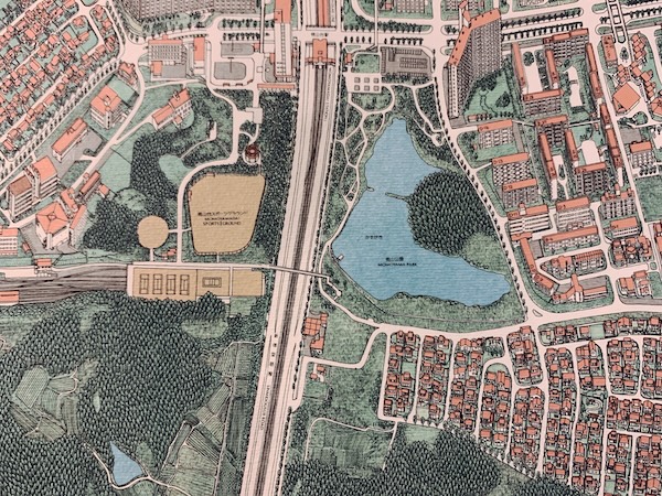 貴重 帯付き 石原正のバーズアイマップ3「奈良絵図」、奈良絵図