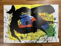 DERRIERE LE MIROIR No.203 Miro ミロ（表紙含むオリジナルリトグラフダブルページ3図）