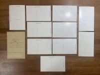 原色版　台湾蕃人乃風俗　10枚　袋付（絵葉書・絵はがき）