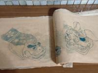 獅子頭繪鑑　孔版　私家版