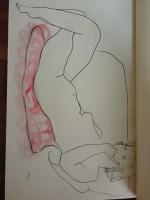 変な女　限定15部の6番　小田忠肉筆裸婦画入