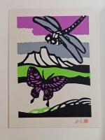 クモの子タッポの冒険　限定150部　金守世士夫多色木版画3葉入（サイン入）