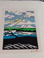 クモの子タッポの冒険　限定150部　金守世士夫多色木版画3葉入（サイン入）