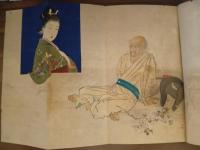 大坂城　梶田半古木版画入