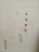 詩集恒雪線