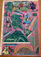 立て板古　一篠戻り橋組上 三枚 