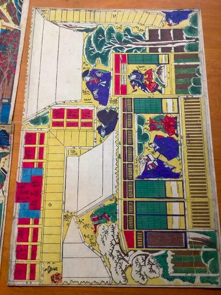 立版古 長谷川貞信 仮名手本忠臣蔵 6枚 / 古本、中古本、古書籍