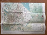 最新南京地圖（南京市街明細地図）　袋付