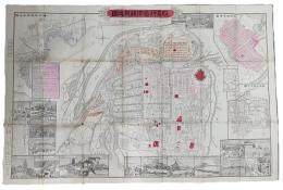改正詳密大阪新地図　附神戸堺奈良市中之図
