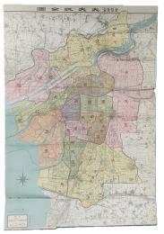 大阪市勢一覧　裏面・大大阪全図