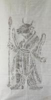 拓本　金庾信将軍墓　十二支神像　揃１２枚