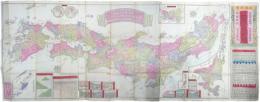 改正新刻　帝国大日本里程新細図