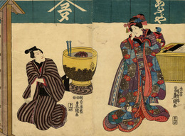 芝居絵　2枚続