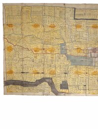 河内国丹北郡住道村大絵図