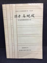 摂津高槻城 : 本丸跡発掘調査報告書