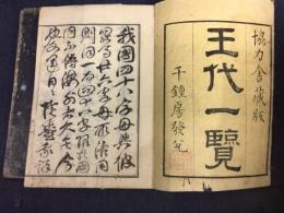 校正王代一覧 : 鼇頭插画