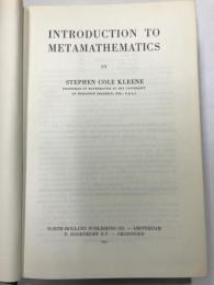 Ｉｎｔｒｏｄｕｃｔｉｏｎ　ｔｏ　Ｍａｔｈｅｍａｔｉｃｓ　１９６７年　：ＮＯＲＴＨ－ＨＯＬＬＡＮＤ　ＰＵＢＬＩＳＨＩＮＧ　ＣＯＭＰＡＮＹ　ＡＭＳＴＥＲＤＡＭ