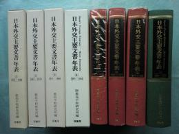 日本外交主要文書・年表　全4巻揃 (1941-1992)　明治百年史叢書